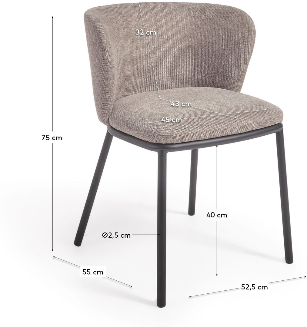 Kave Home   Ciselia Eetkamerstoel
