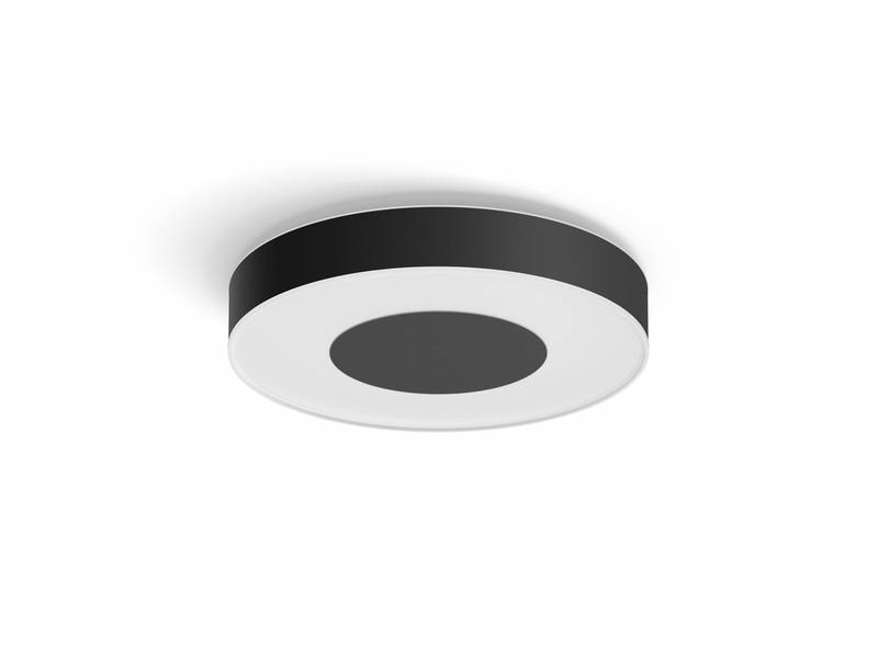 Philips Hue White & Col. Amb. Infuse Deckenleuchte L schwar Deckenlampe steuerbar mit Philips Hue