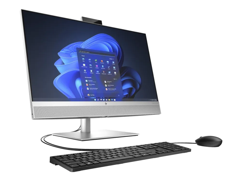 HP EliteOne 870 G9 - Alt-i-én Core i7 i7-14700 / op til 5.4 GHz - vPro Enterprise - RAM 32 GB - SSD 512 GB - NVMe - UHD Graphics 770 - Gigabit Ethernet, IEEE 802.11ax (Wi-Fi 6E), Bluetooth 5.3 - Win 11 Pro - skærm: LED 27