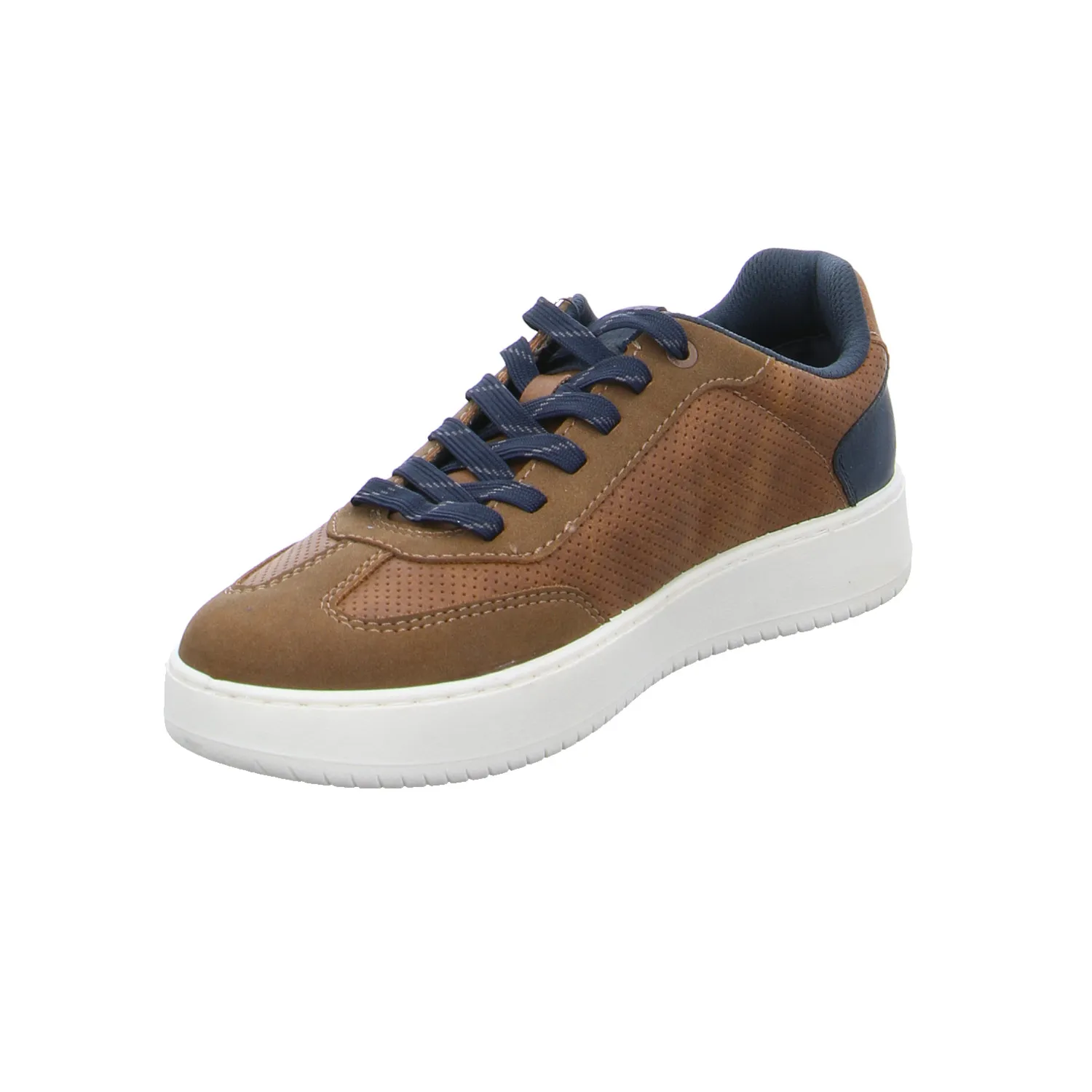 BUGATTI SHOES Halbschuhe Sneaker Cognac Lederimitat