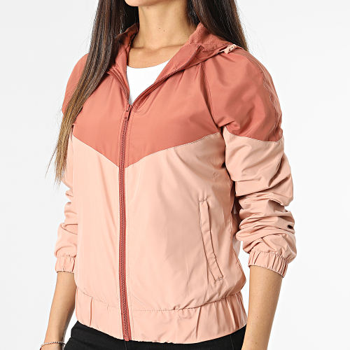 Coupe-Vent Capuche Femme TB3638 Rouge Brique