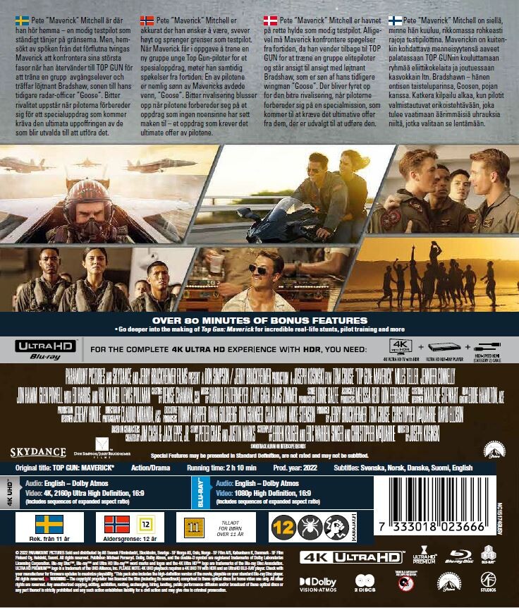 Top Gun 2 - Maverick - 2022 - 4K Ultra HD Blu-Ray