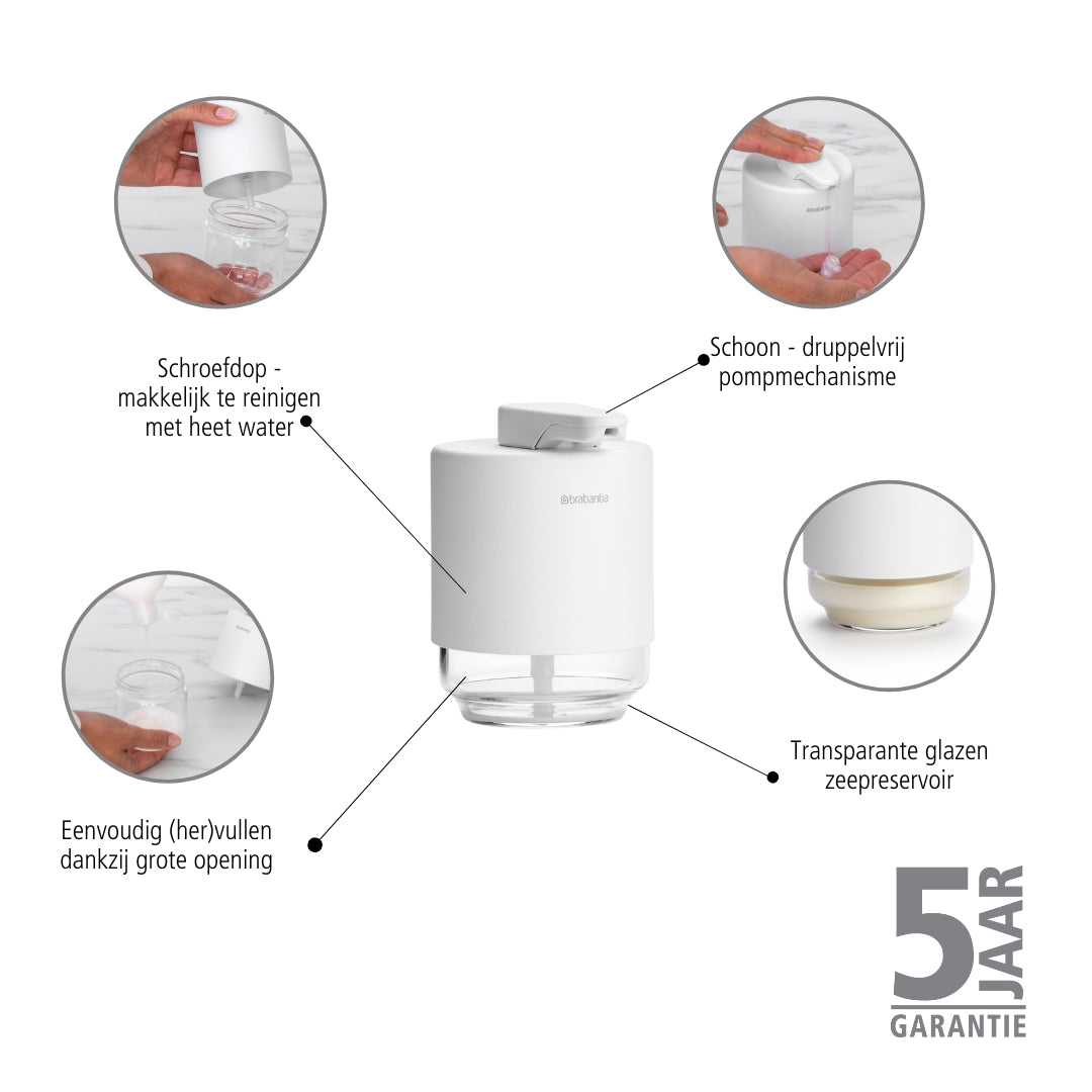 Brabantia MindSet Zeepdispenser - Wit