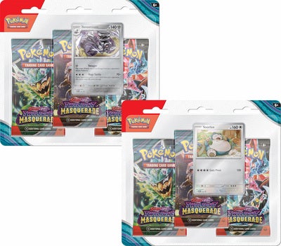 Pokémon Scarlet & Violet Twilight Masquerade SV6 Samlekort Blandet 3-Pack