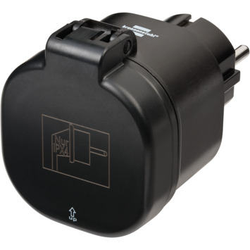 Brennenstuhl WiFi Adapterstekker Binnen/ Buiten Zwart