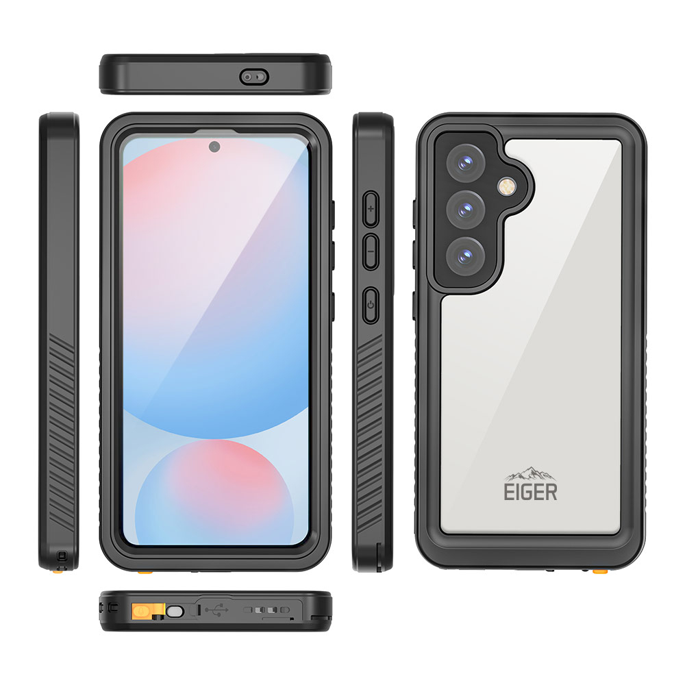 Samsung Galaxy S25 Avalanche Case Wasserfeste Outdoor Schutz Hülle IP68 (EGCA00734) - Schwarz