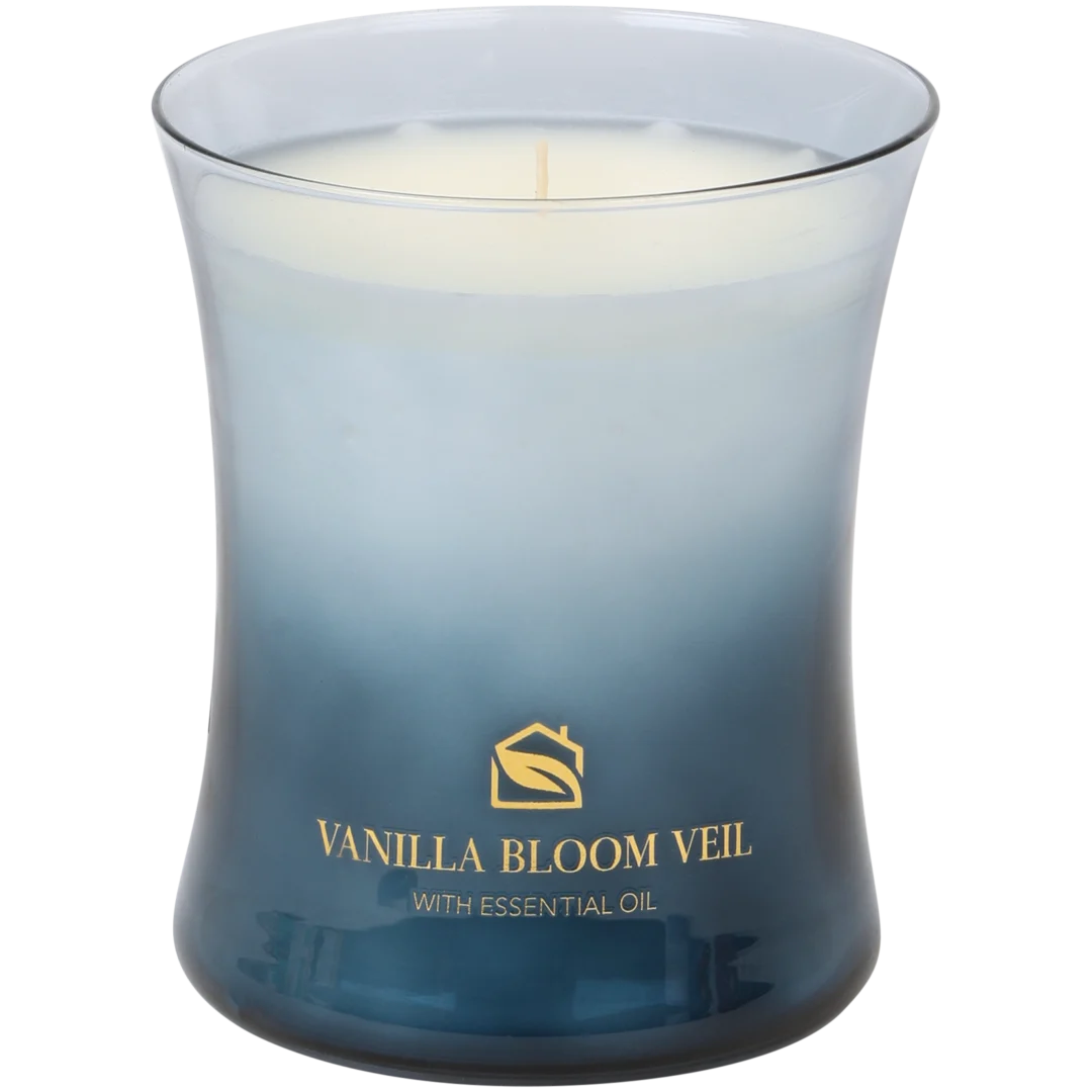Bougie parfumée dans un verre