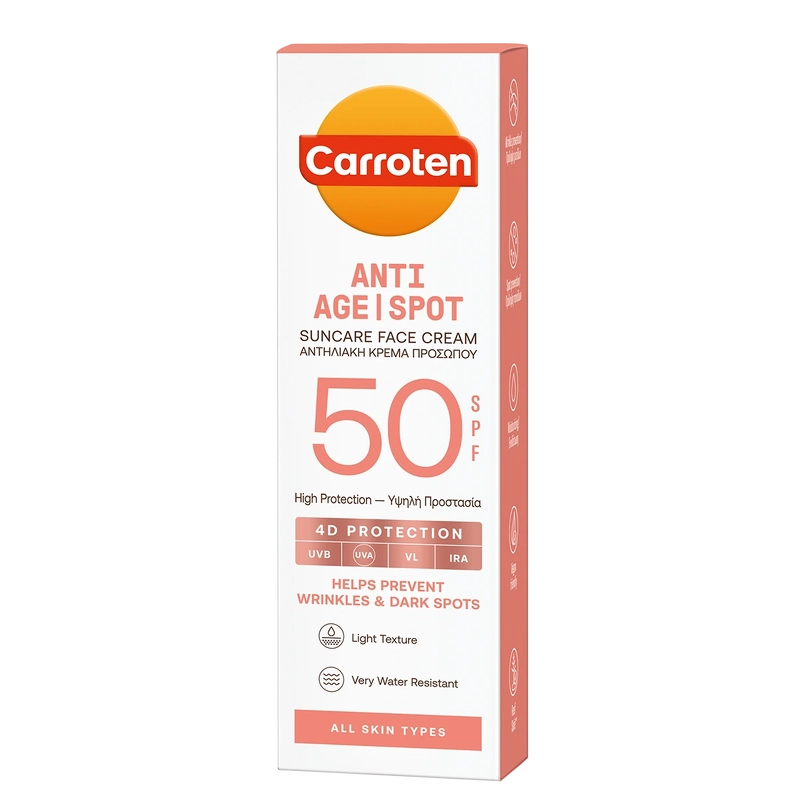 Carroten Face Anti Age Spot Cream SPF 50 - 50 ml