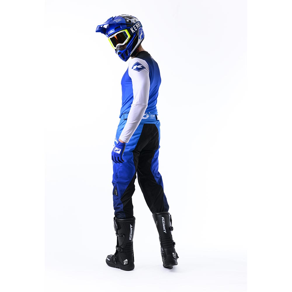 Kenny - Maillot Performance Wave Bleu / Blanc