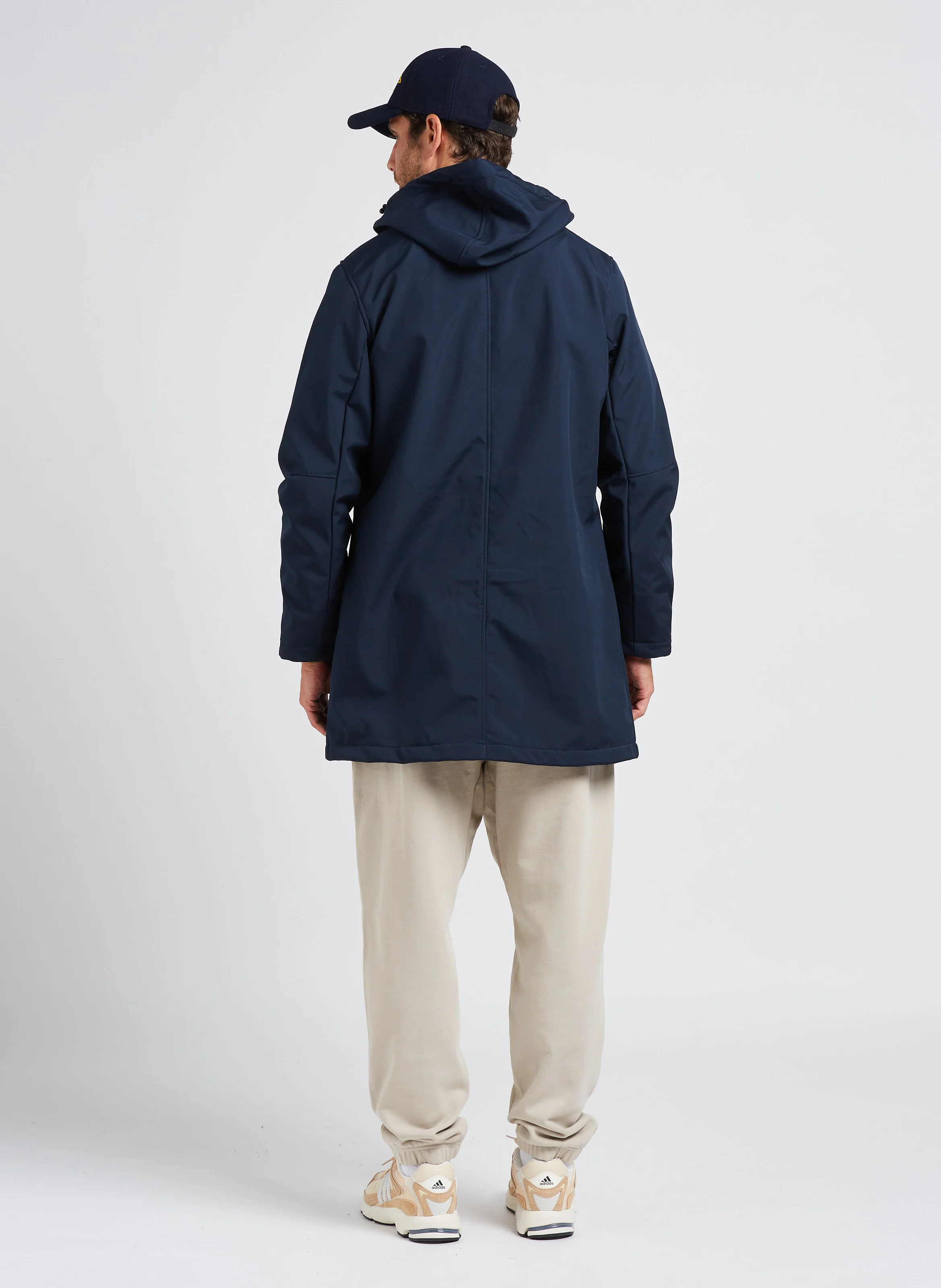 Jogging large en coton | Beige