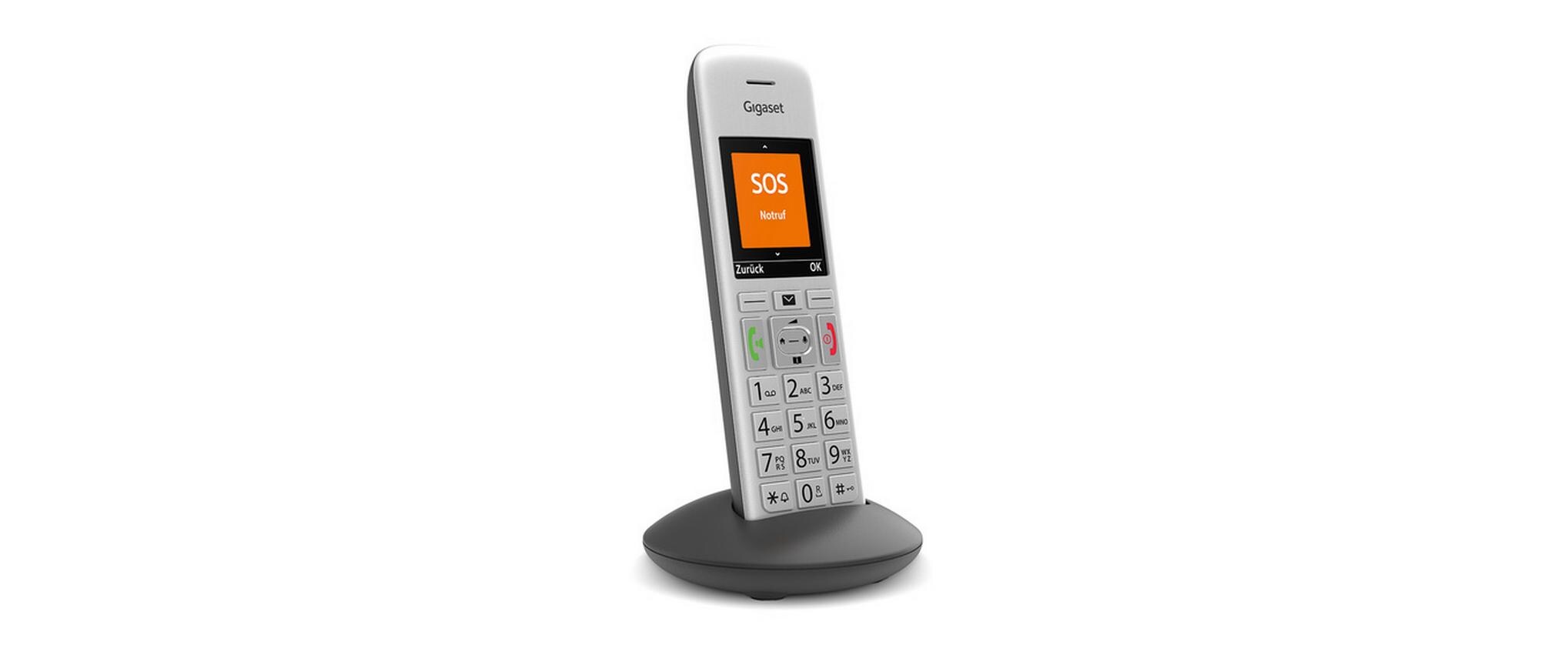 Mobilteil E390 HX CAT-iqDas Mehr-Generationen-Telefon für alle Router mit DECT-Basis