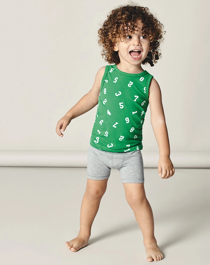 Boxershorts NKMBOXER 2er-Pack in grau melange