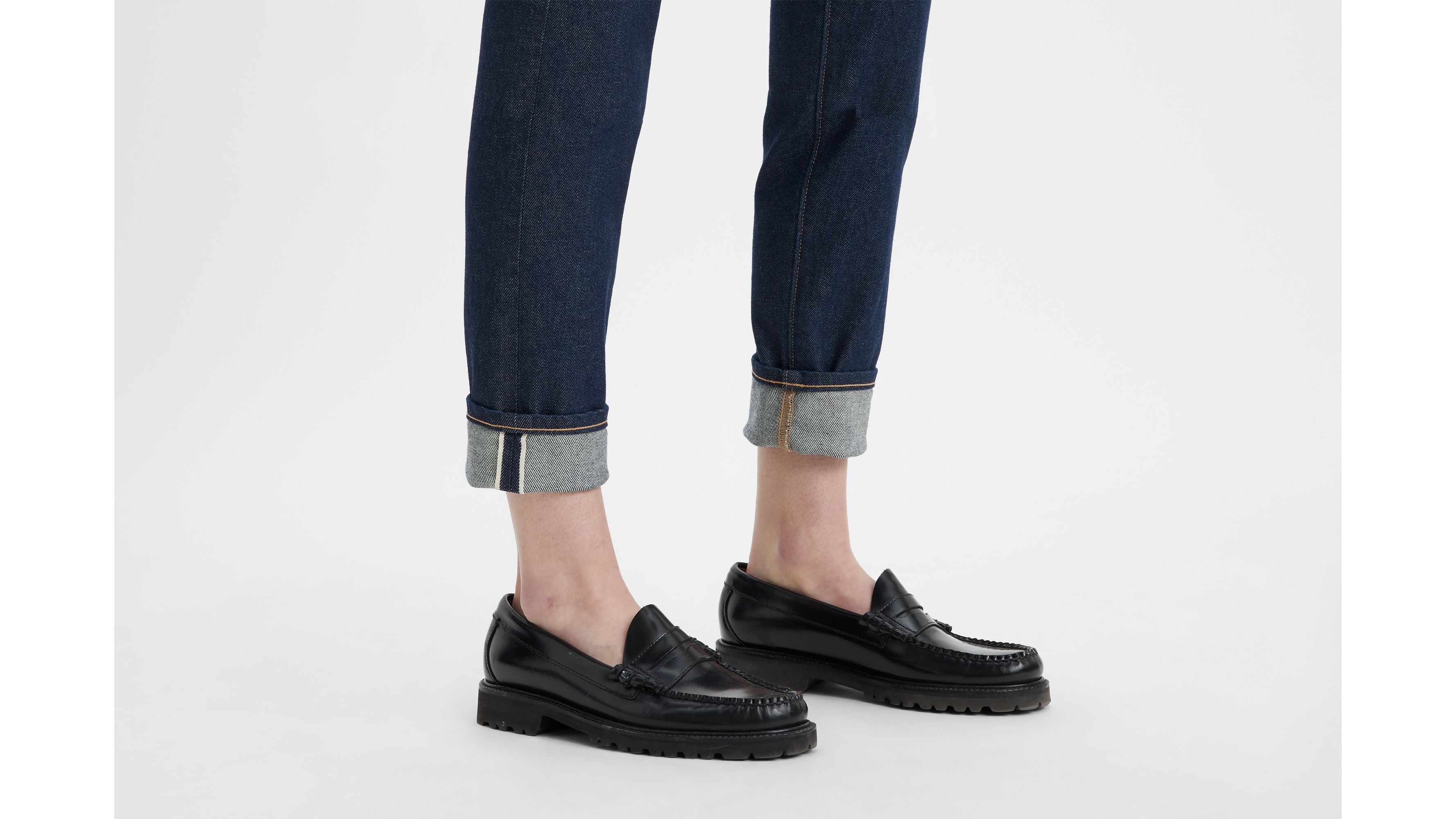 Jean Levi's® taille haute - Moj Hr Slim Dark Rinse - Bleu