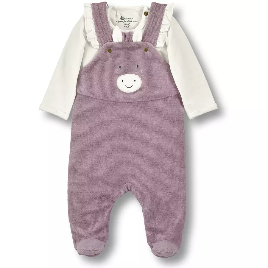 Sterntaler Strampler-Set Nicki Pauline helllila