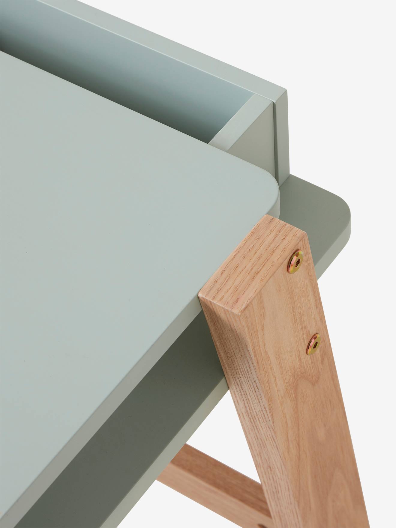 Mesa de berçário Architekt Mini, verde médio, lisa