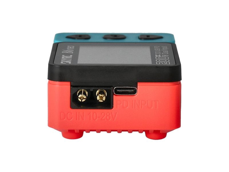 SKYRC Ladegerät B6neo, 200W DC, 1-6S Blau/Rot Kompaktes Modellbau-Ladegerät für LiPo und NiMH Akkus