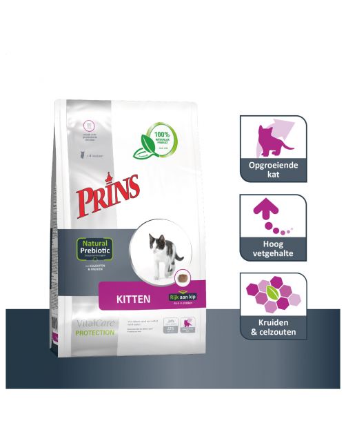 Prins Vitalcare Protection Kitten - Kattenvoer