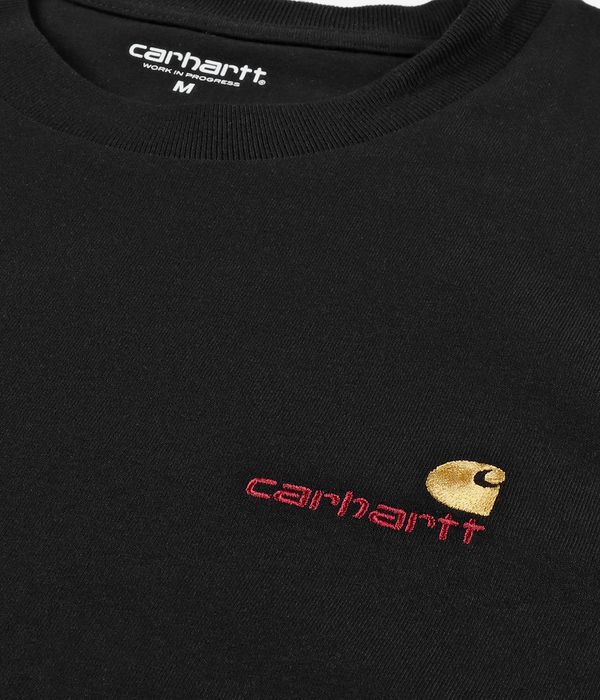Carhartt WIP American Script Organic T-Shirt (black)