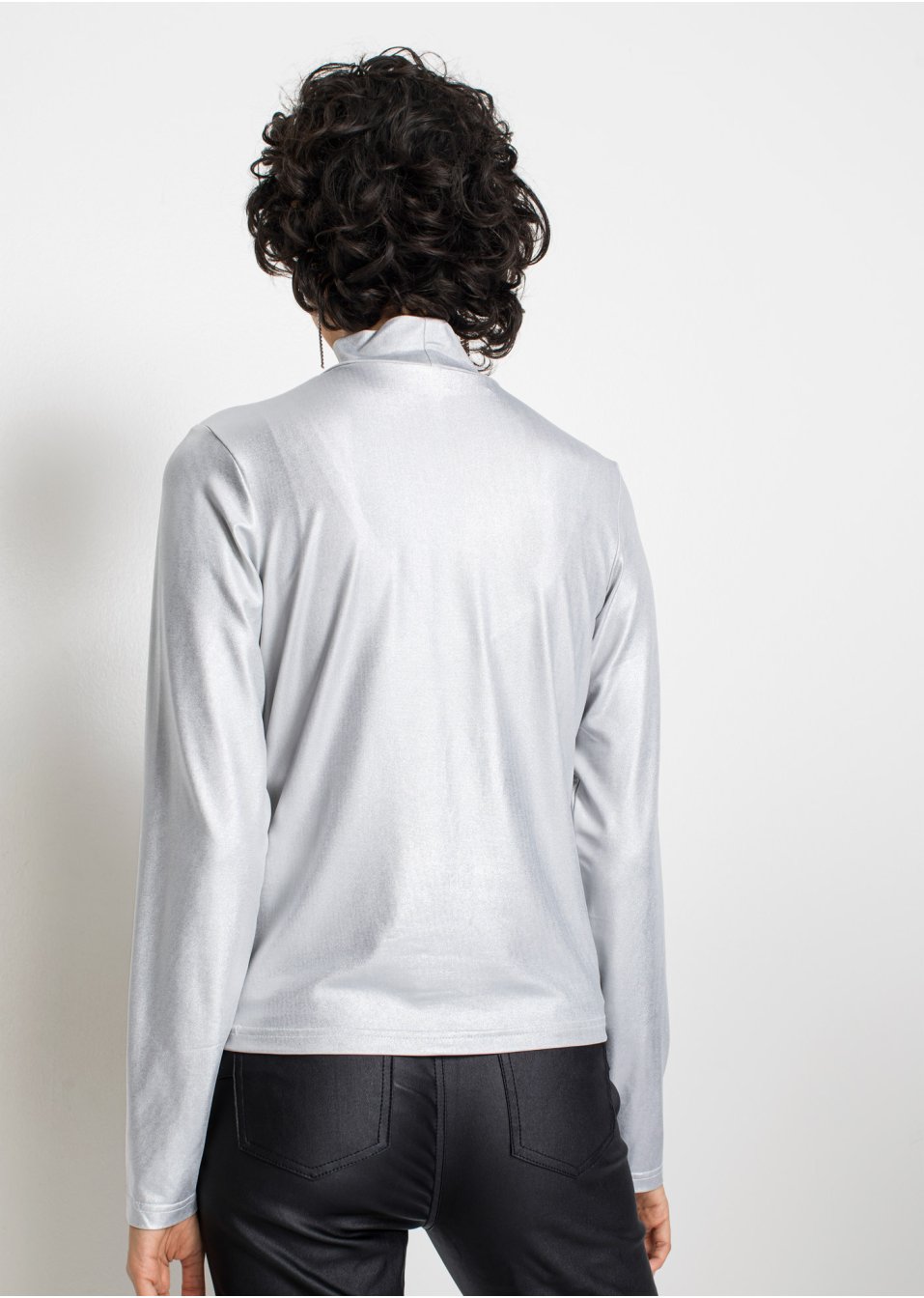 T-shirt effet brillant