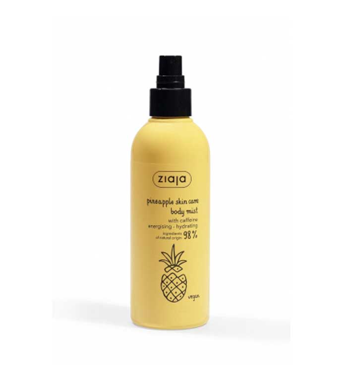 Ziaja - *Pineapple Skin Care* - Névoa corporal com cafeína