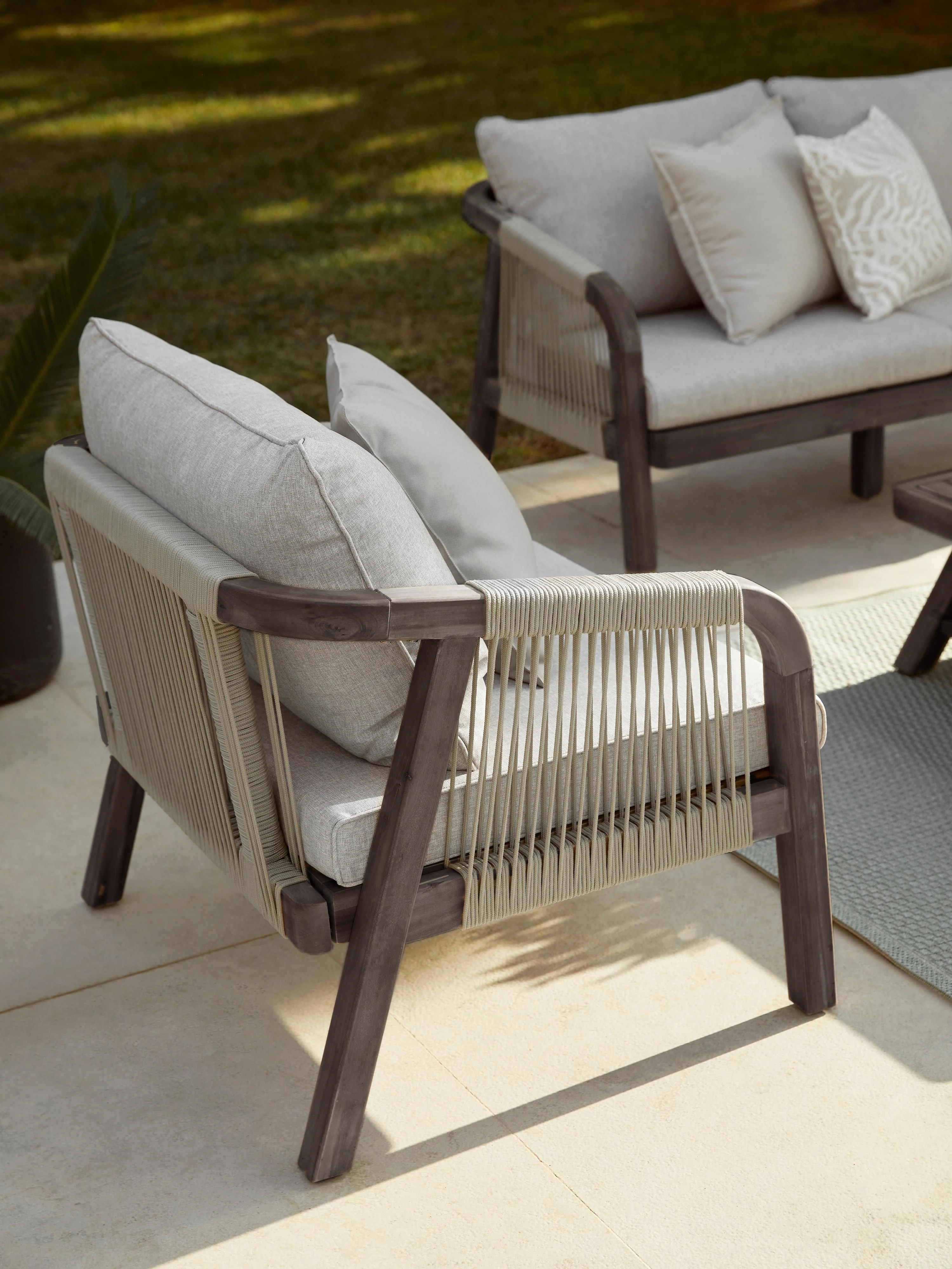 Tuin loungefauteuil Lu van acaciahout