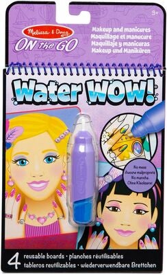 Melissa & Doug Water Wow! Fargeleggingsbok Makeup & Manicure