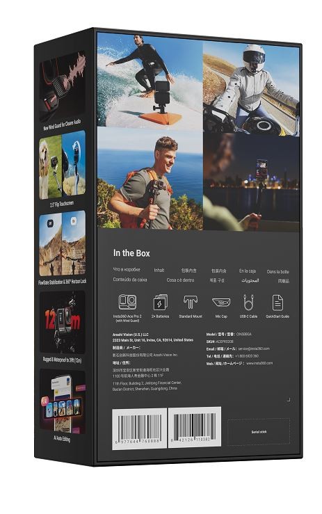 Insta360 - Ace Pro 2 Dual Battery Bundle - Actionkamera