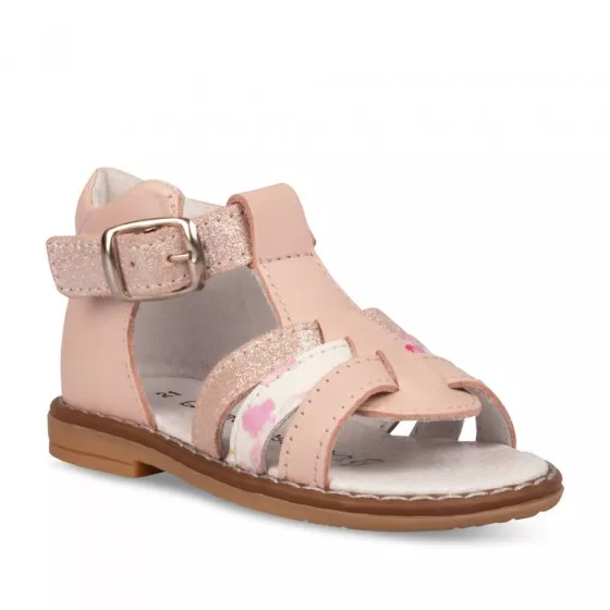 Sandales ROUGE FREEMOUSS GIRL CUIR