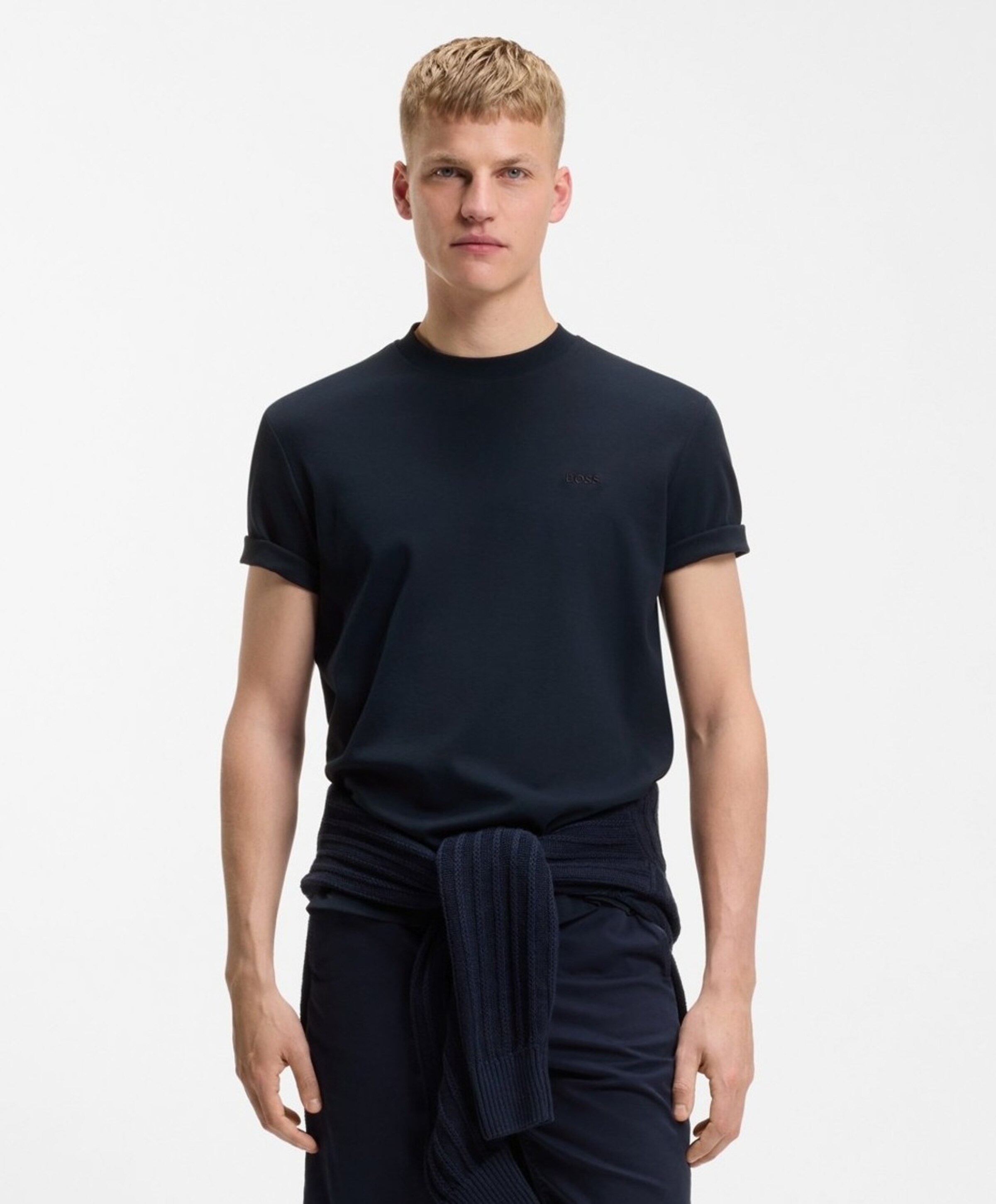 Boss Orange Heren T-shirt blauw