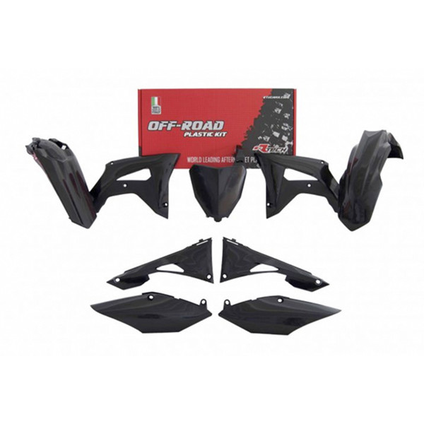 RTECHMX - Kit plastique Honda CRF/CRF-RWE (2019-2021) - RKITCRFNR0519 Noir