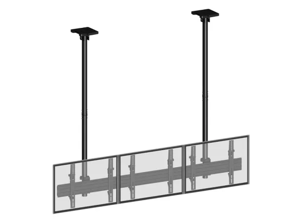 Multibrackets M Menu Board Mount Pro MBC3X1U - Beslag - aluminium, stål - sort - skærmstørrelse: 40