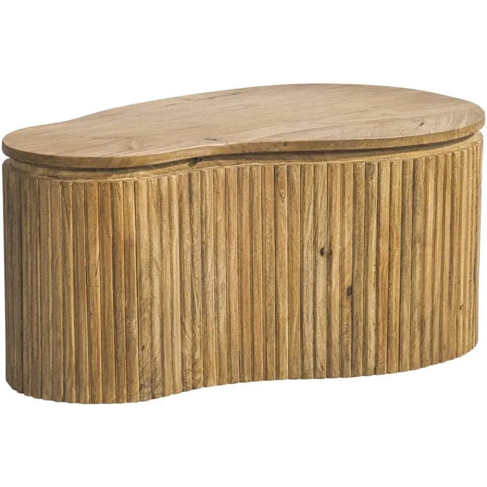 Salontafel Cyril - mangohout - 80x50x37 cm