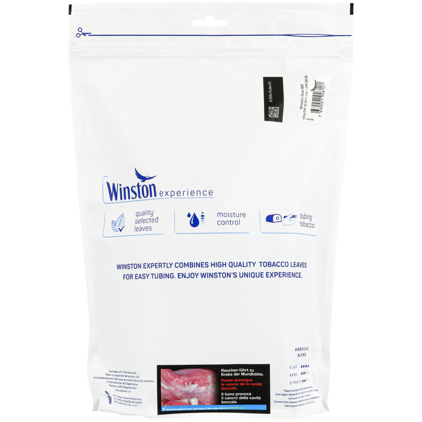 Winston Blue HVT Pouch MYO