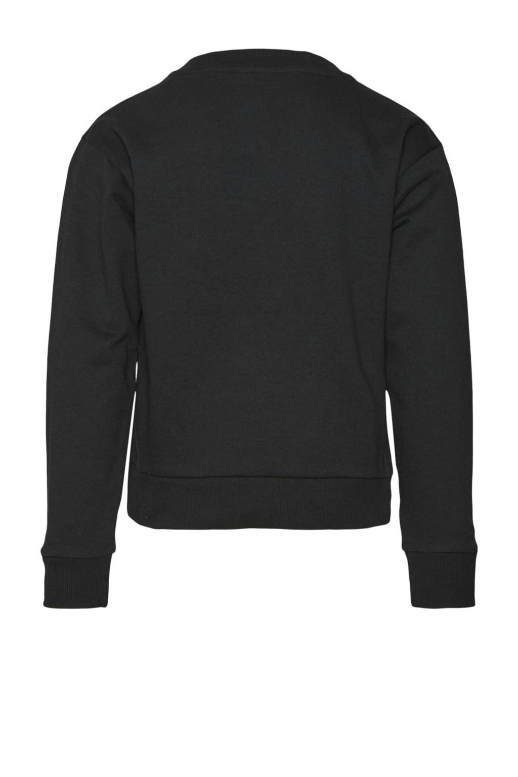 VERO MODA GIRL sweater VMOCTAVIA SIMILI met stippen en strass steentjes zwart