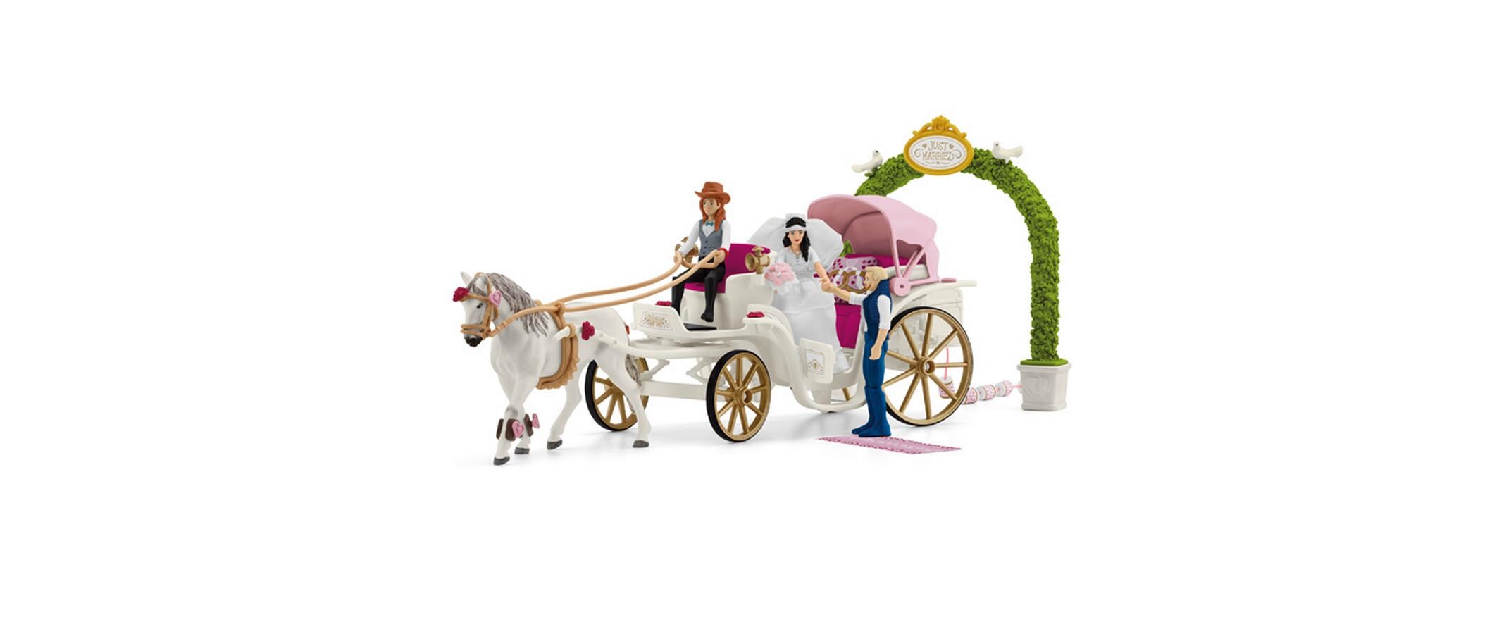 Spielfigurenset Horse Club HochzeitskutscheRomantisches Pferde-Spielset