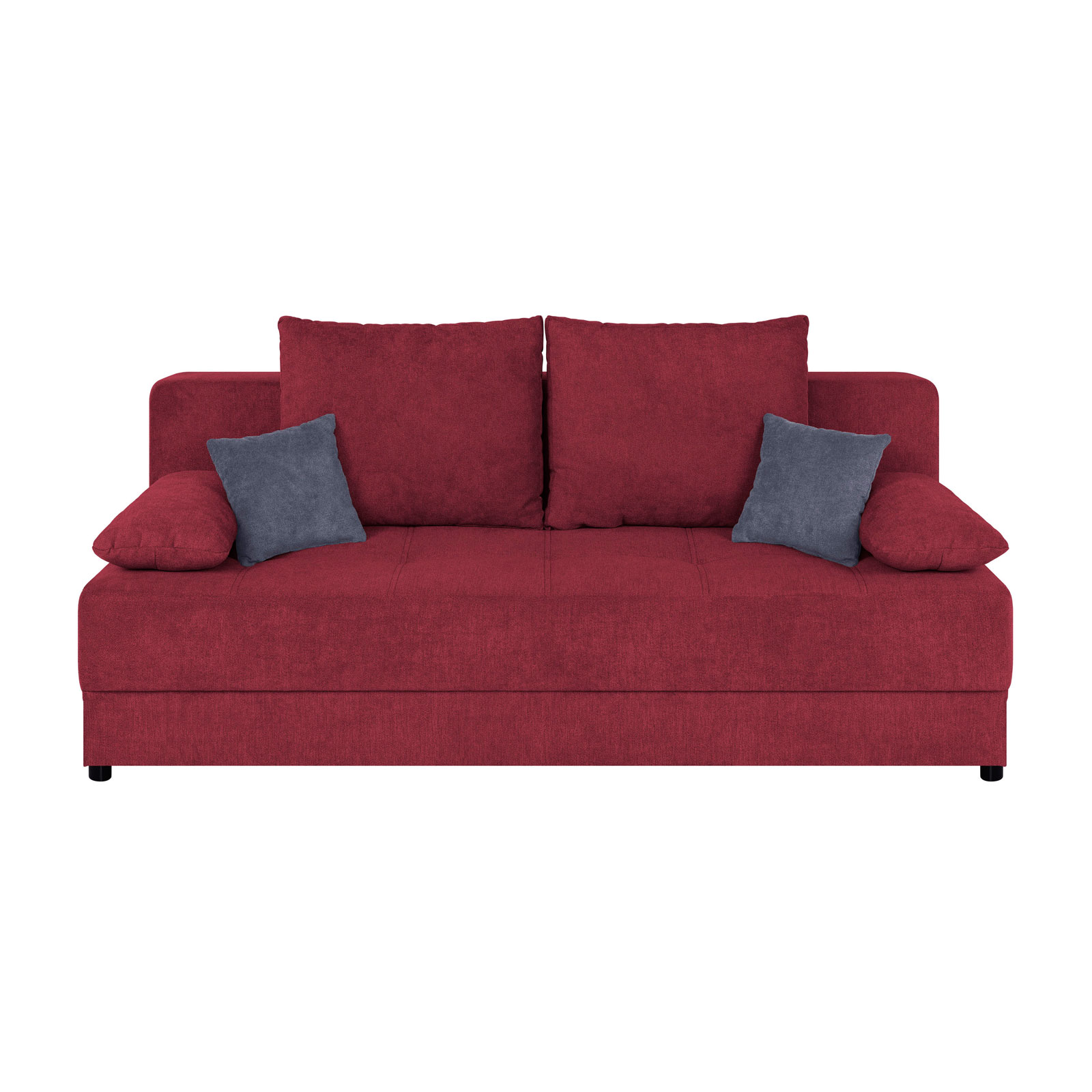 Schlafsofa - berry - Boxspring - mit Staukasten