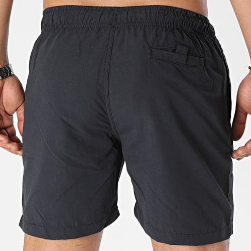 Short De Bain Logo 2 Noir Blanc