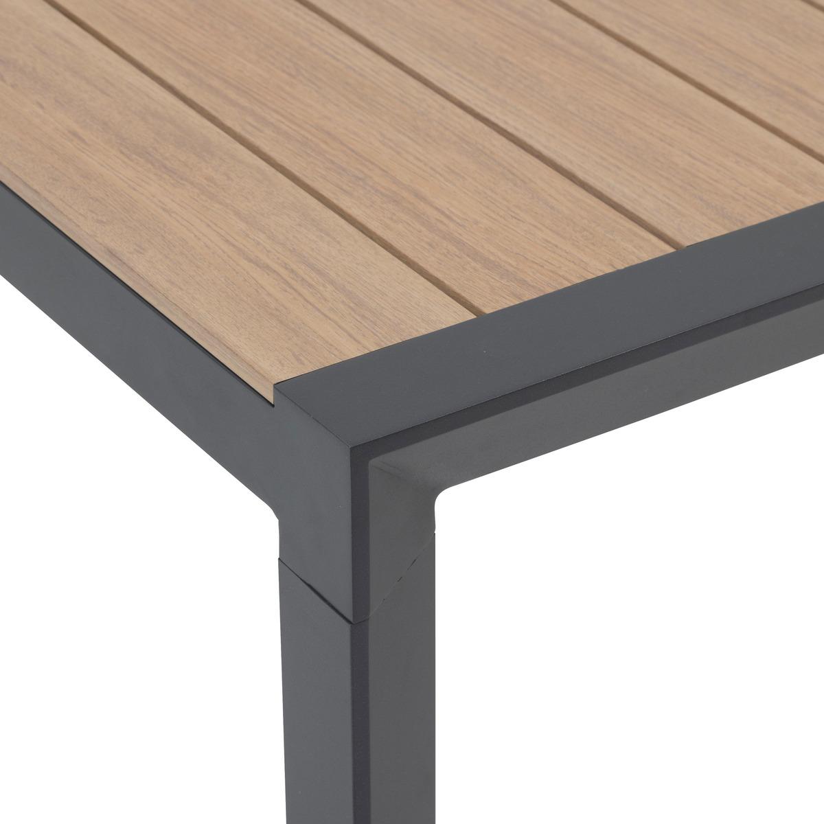 TABLE EVASION FIXE ALUMINIUM HONEY GRAPHIE 6 PLACES