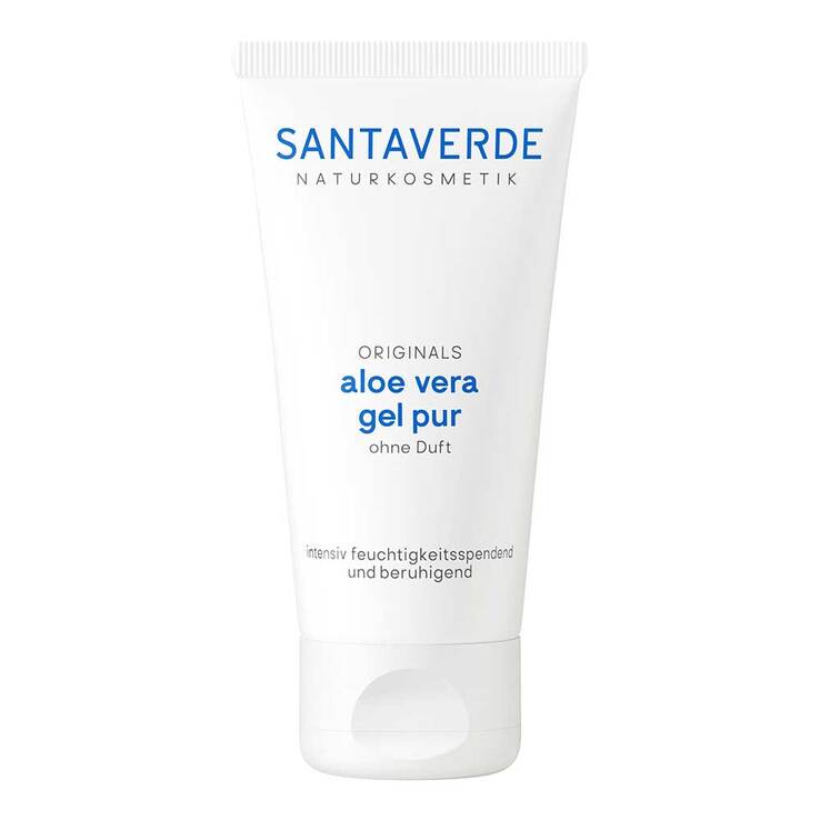 Aloe Vera Gel pur ohne Duft, 50 ml
