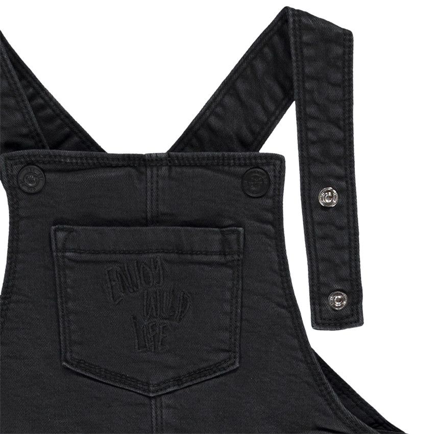 Salopette longue avec broderie pour bébé garçon - Gris foncé
