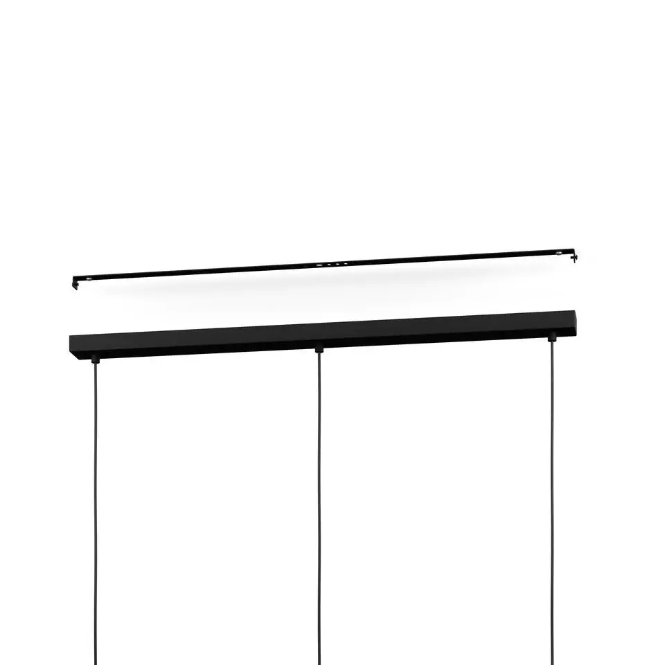 EGLO Sedbergh Hanglamp - E27 - 90 cm - Zwart - Glas
