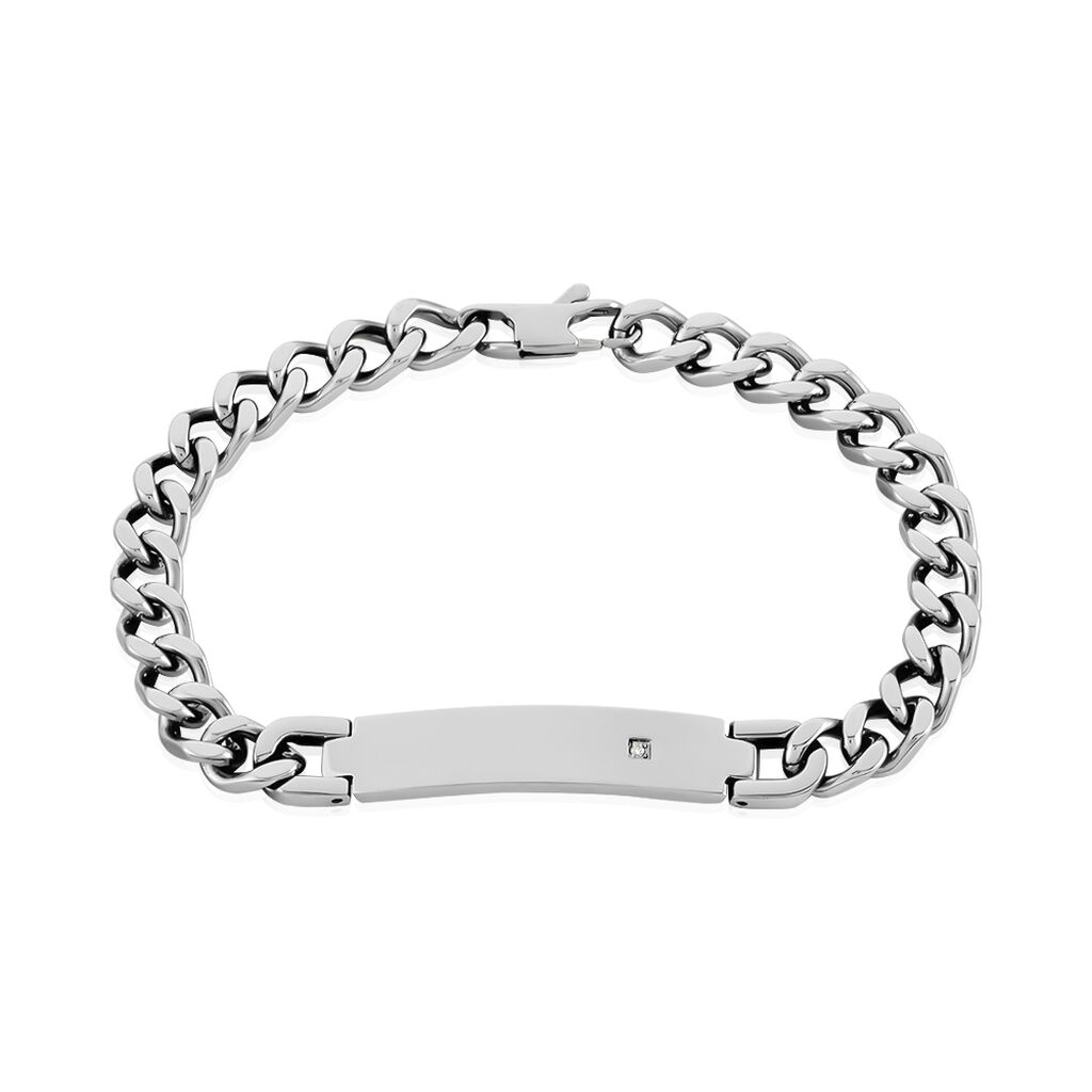 Bracelet Hugo Acier Blanc