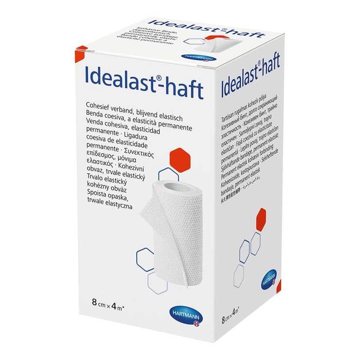 Idealast Haft Binde 8 cm x 4 m, 1 St