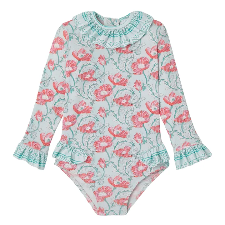 Lison Paris Maillot 1 Pièce Anti-UV India Surfer | Bleu