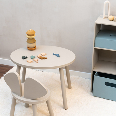 Nofred Mus Skrivebord og Stol, Beige