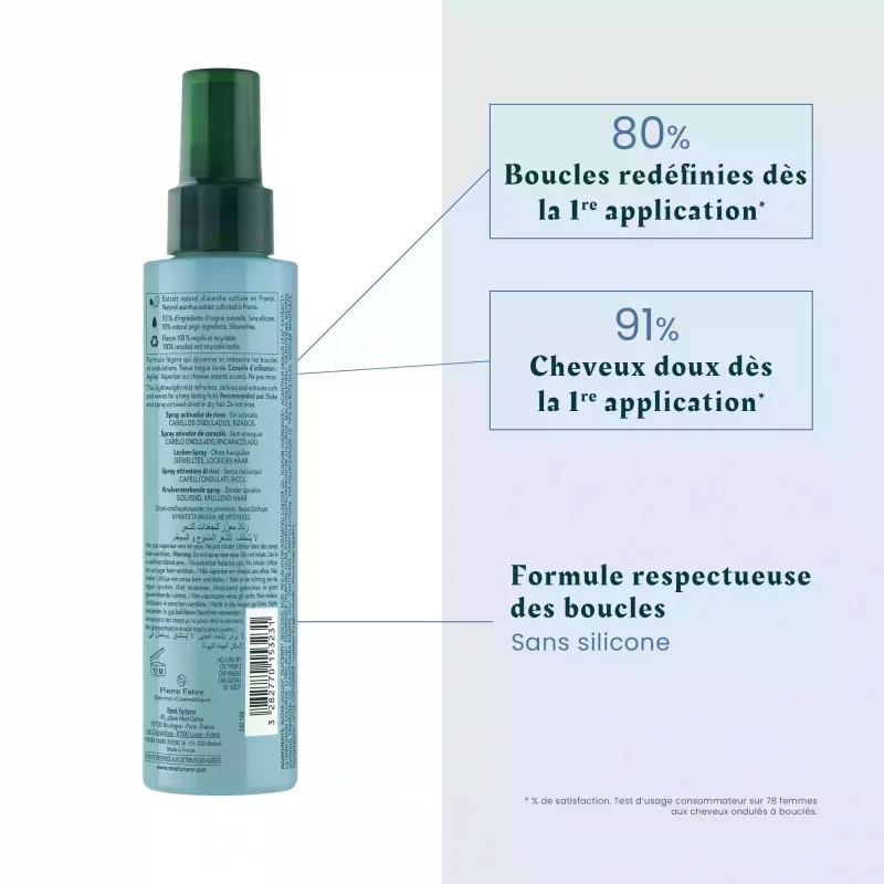 Sublime Curl - Spray Réactivateur de Boucles Sans Rinçage - 150ml