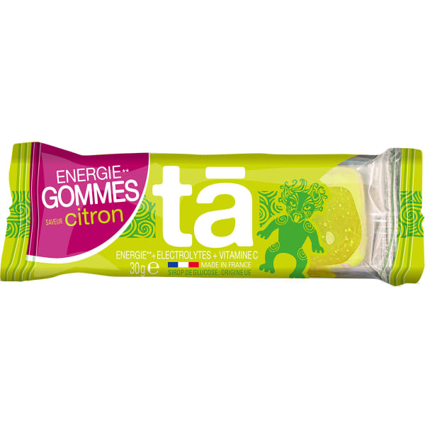 Gels énergétiques TA ENERGY GOMMES CITRON (X 24) UNICOLORE