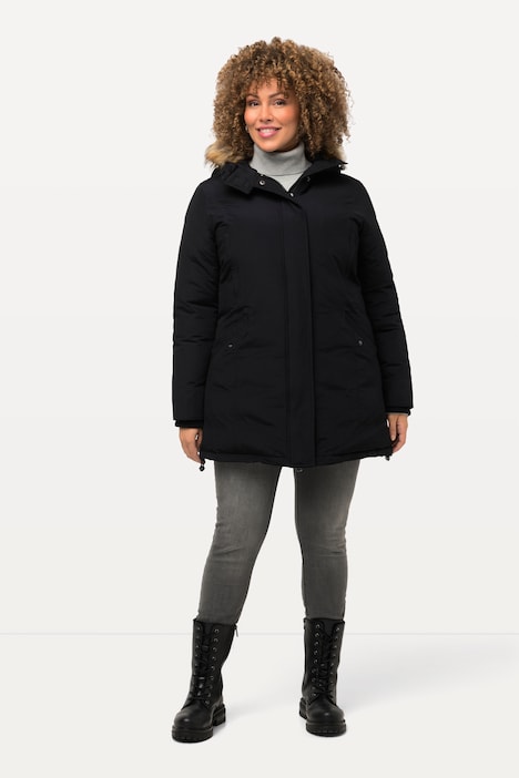 HYPRAR Baumwoll-Funktionsjacke, Kapuze, 2-Wege-Zipper