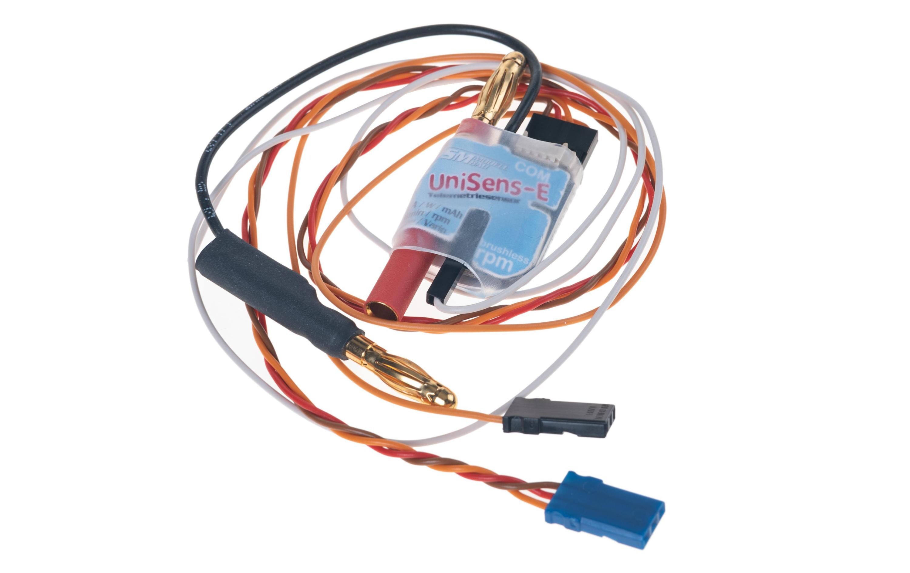 Telemetriemodul UniSens-E 140A 4 mm GoldsteckerTelemetrie Sensor