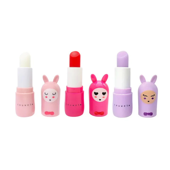 Inuwet Coffret baumes à lèvres lapin vegan  - Set de 3
